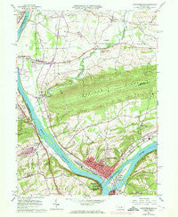 Northumberland Pennsylvania Historical topographic map, 1:24000 scale, 7.5 X 7.5 Minute, Year 1965