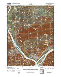 Northumberland Pennsylvania Historical topographic map, 1:24000 scale, 7.5 X 7.5 Minute, Year 2010