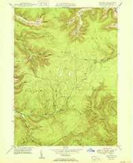 Norwich Pennsylvania Historical topographic map, 1:24000 scale, 7.5 X 7.5 Minute, Year 1950