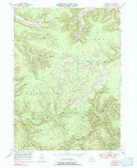Norwich Pennsylvania Historical topographic map, 1:24000 scale, 7.5 X 7.5 Minute, Year 1948