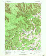 Noxen Pennsylvania Historical topographic map, 1:24000 scale, 7.5 X 7.5 Minute, Year 1946