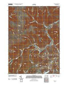 Noxen Pennsylvania Historical topographic map, 1:24000 scale, 7.5 X 7.5 Minute, Year 2010