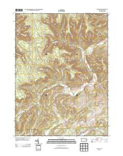 Noxen Pennsylvania Historical topographic map, 1:24000 scale, 7.5 X 7.5 Minute, Year 2013