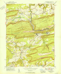 Nuremberg Pennsylvania Historical topographic map, 1:24000 scale, 7.5 X 7.5 Minute, Year 1950