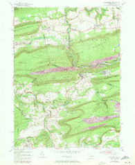 Nuremberg Pennsylvania Historical topographic map, 1:24000 scale, 7.5 X 7.5 Minute, Year 1955