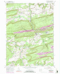 Nuremberg Pennsylvania Historical topographic map, 1:24000 scale, 7.5 X 7.5 Minute, Year 1955