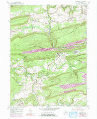 Nuremberg Pennsylvania Historical topographic map, 1:24000 scale, 7.5 X 7.5 Minute, Year 1955