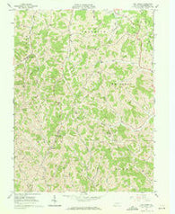 Oak Forest Pennsylvania Historical topographic map, 1:24000 scale, 7.5 X 7.5 Minute, Year 1961