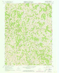 Oak Forest Pennsylvania Historical topographic map, 1:24000 scale, 7.5 X 7.5 Minute, Year 1961