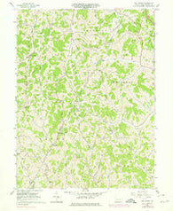 Oak Forest Pennsylvania Historical topographic map, 1:24000 scale, 7.5 X 7.5 Minute, Year 1961