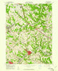 Oakdale Pennsylvania Historical topographic map, 1:24000 scale, 7.5 X 7.5 Minute, Year 1960