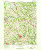 Oakdale Pennsylvania Historical topographic map, 1:24000 scale, 7.5 X 7.5 Minute, Year 1960