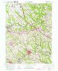Oakdale Pennsylvania Historical topographic map, 1:24000 scale, 7.5 X 7.5 Minute, Year 1960