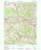 Oakdale Pennsylvania Historical topographic map, 1:24000 scale, 7.5 X 7.5 Minute, Year 1960