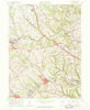 Oakdale Pennsylvania Historical topographic map, 1:24000 scale, 7.5 X 7.5 Minute, Year 1960