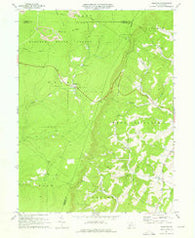 Ogletown Pennsylvania Historical topographic map, 1:24000 scale, 7.5 X 7.5 Minute, Year 1971