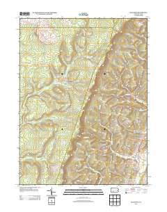 Ogletown Pennsylvania Historical topographic map, 1:24000 scale, 7.5 X 7.5 Minute, Year 2013