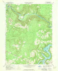 Ohiopyle Pennsylvania Historical topographic map, 1:24000 scale, 7.5 X 7.5 Minute, Year 1967