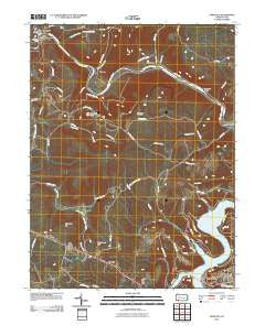 Ohiopyle Pennsylvania Historical topographic map, 1:24000 scale, 7.5 X 7.5 Minute, Year 2010