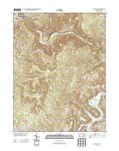 Ohiopyle Pennsylvania Historical topographic map, 1:24000 scale, 7.5 X 7.5 Minute, Year 2013