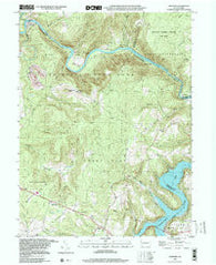 Ohiopyle Pennsylvania Historical topographic map, 1:24000 scale, 7.5 X 7.5 Minute, Year 1999