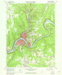 Oil City Pennsylvania Historical topographic map, 1:24000 scale, 7.5 X 7.5 Minute, Year 1963