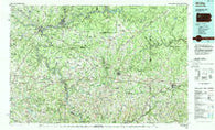 Oil City Pennsylvania Historical topographic map, 1:100000 scale, 30 X 60 Minute, Year 1983