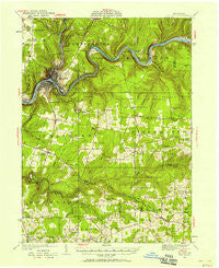 Oil City Pennsylvania Historical topographic map, 1:62500 scale, 15 X 15 Minute, Year 1922
