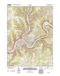 Oil City Pennsylvania Historical topographic map, 1:24000 scale, 7.5 X 7.5 Minute, Year 2013
