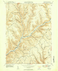 Oleona Pennsylvania Historical topographic map, 1:24000 scale, 7.5 X 7.5 Minute, Year 1950