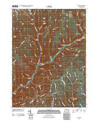 Oleona Pennsylvania Historical topographic map, 1:24000 scale, 7.5 X 7.5 Minute, Year 2010