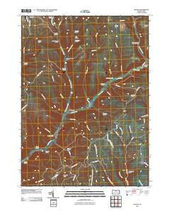 Oleona Pennsylvania Historical topographic map, 1:24000 scale, 7.5 X 7.5 Minute, Year 2010
