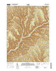 Oleona Pennsylvania Current topographic map, 1:24000 scale, 7.5 X 7.5 Minute, Year 2016