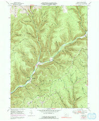 Oleona Pennsylvania Historical topographic map, 1:24000 scale, 7.5 X 7.5 Minute, Year 1947