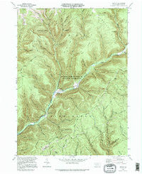 Oleona Pennsylvania Historical topographic map, 1:24000 scale, 7.5 X 7.5 Minute, Year 1995
