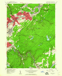 Olyphant Pennsylvania Historical topographic map, 1:24000 scale, 7.5 X 7.5 Minute, Year 1946