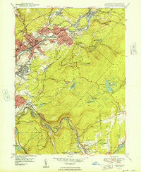 Olyphant Pennsylvania Historical topographic map, 1:24000 scale, 7.5 X 7.5 Minute, Year 1948