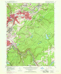 Olyphant Pennsylvania Historical topographic map, 1:24000 scale, 7.5 X 7.5 Minute, Year 1946