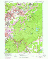 Olyphant Pennsylvania Historical topographic map, 1:24000 scale, 7.5 X 7.5 Minute, Year 1946