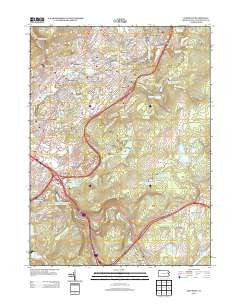 Olyphant Pennsylvania Historical topographic map, 1:24000 scale, 7.5 X 7.5 Minute, Year 2013