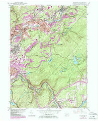 Olyphant Pennsylvania Historical topographic map, 1:24000 scale, 7.5 X 7.5 Minute, Year 1946