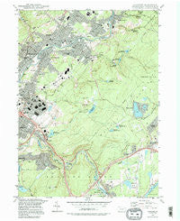 Olyphant Pennsylvania Historical topographic map, 1:24000 scale, 7.5 X 7.5 Minute, Year 1994