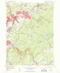Olyphant Pennsylvania Historical topographic map, 1:24000 scale, 7.5 X 7.5 Minute, Year 1946