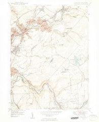 Olyphant Pennsylvania Historical topographic map, 1:24000 scale, 7.5 X 7.5 Minute, Year 1948