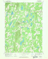 Orson Pennsylvania Historical topographic map, 1:24000 scale, 7.5 X 7.5 Minute, Year 1968