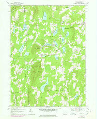Orson Pennsylvania Historical topographic map, 1:24000 scale, 7.5 X 7.5 Minute, Year 1968