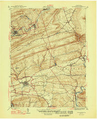 Orwigsburg Pennsylvania Historical topographic map, 1:31680 scale, 7.5 X 7.5 Minute, Year 1947