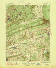 Orwigsburg Pennsylvania Historical topographic map, 1:31680 scale, 7.5 X 7.5 Minute, Year 1947
