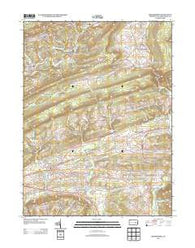 Orwigsburg Pennsylvania Historical topographic map, 1:24000 scale, 7.5 X 7.5 Minute, Year 2013
