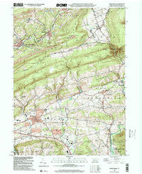 Orwigsburg Pennsylvania Historical topographic map, 1:24000 scale, 7.5 X 7.5 Minute, Year 1999